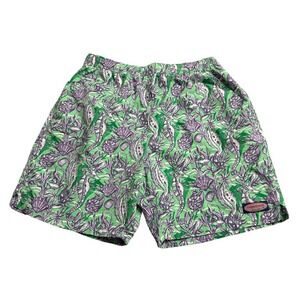 Vineyard Vines New Men's Size Medium Chappy Printed Swim‎ Trunks Lined 7" Green